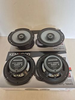 KENWOOD 2 PAIRS 6.5" 2 WAY 300 WATTS CAR SPEAKER