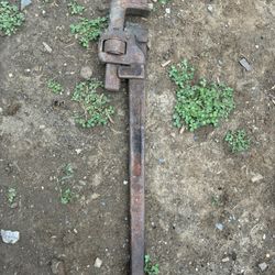 Big Antique Pipe Wrench 