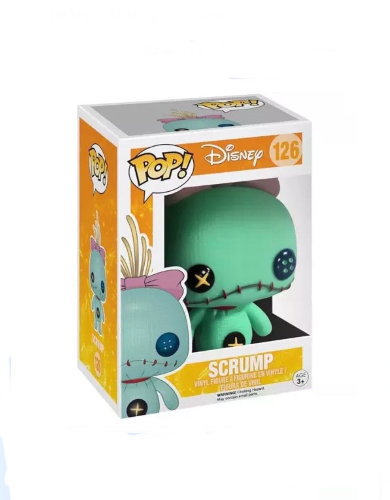 Funko Pop! Disney, Scrump #126 Vinyl, With Protecter, New In Box, Good Condition