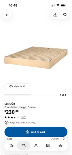 Free queen IKEA bed frame