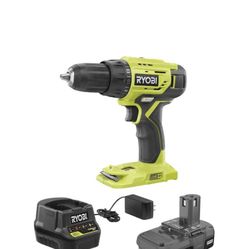 RYOBI ONE+ 18V Lithium-Ion Cordless 1/2 in. Drill/Driver Kit with (1) 1.5 Ah Battery and 18V Charger
