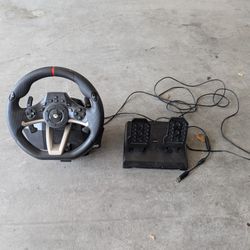 Xbox Racing Wheel And Pedals 
