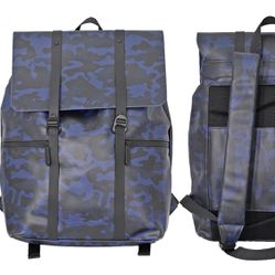Duchamp Foldover Rubberized Backpack