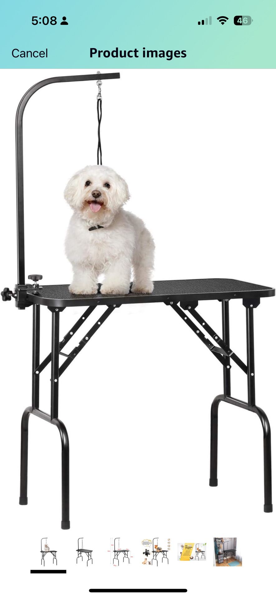 Foldable pet Dog Grooming Table