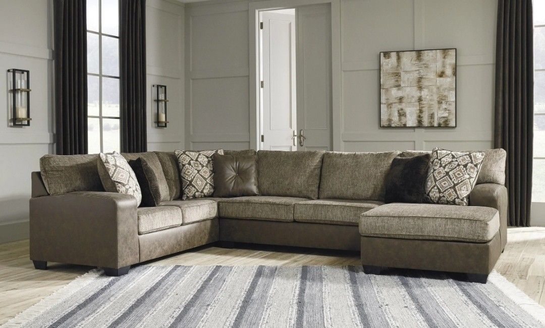 Abalone Chocolate RAF Sectional