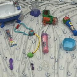 Huge Lot of Kids' Toys - Bathtub, Doctor Kit, Microphones, and More!