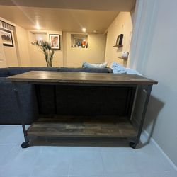 World Market wood TV Stand