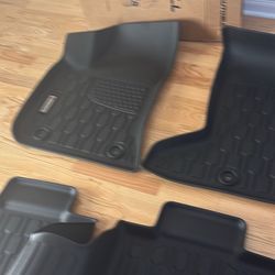 Floor Mats Compatible with 2011-2023 Dodge Charger RWD & Chrysler 300 Rear-Wheel Drive ONLY, All Weather TPE Floor Liners, Custom Fit Car mats, 1st & 