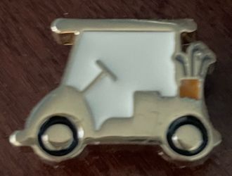 Official Crocs gold golf cart in excellent conditions and rare hard to find