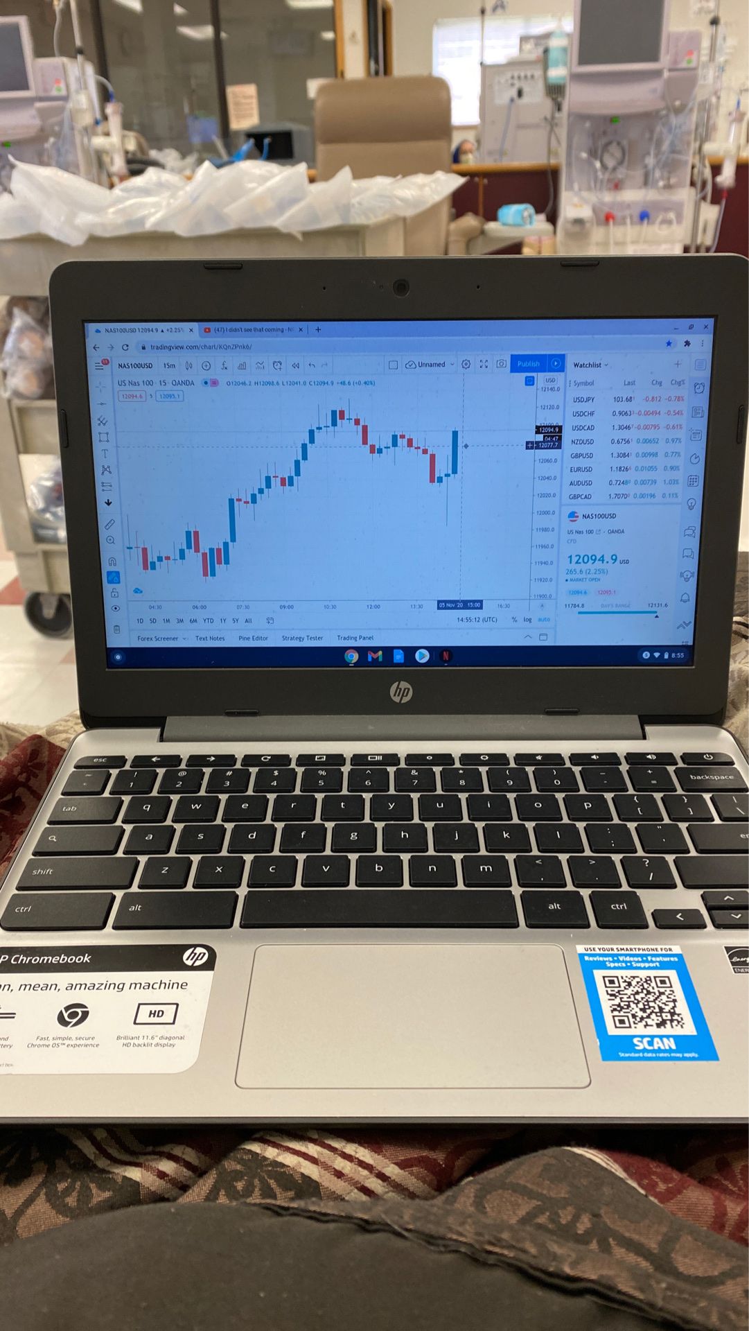 Hp chrome laptop