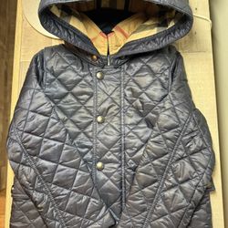  Kids Burberry quilted jacket