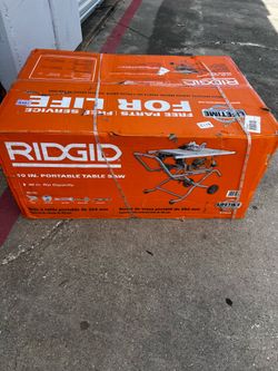 RIDGID 15 Amp 10 in. Portable Corded Pro Jobsite Table Saw with Stand