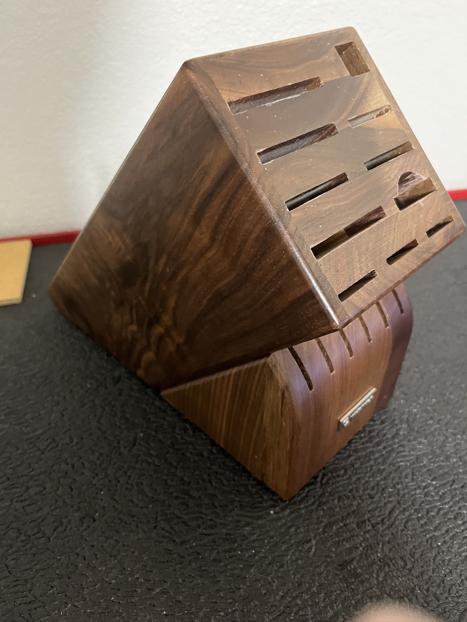 Walnut Knife Block