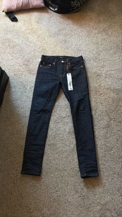 Purple jeans