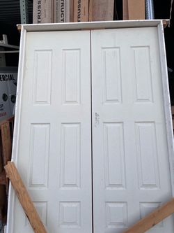 Double door  frame 60”x81