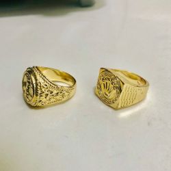 18K Gold Rings 