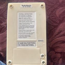 Mattel 2000 football