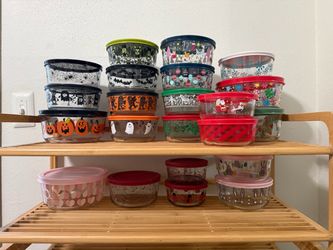 Pyrex Glass Storage Containers Holiday & Seasonal Designs