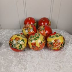 Vintage Bear Ornaments