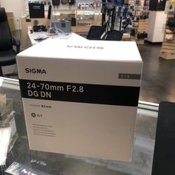 Sigma 24-70 2.8 Sony E