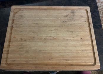 Large Bamboo Cutting Board with Juice Groove IKEA