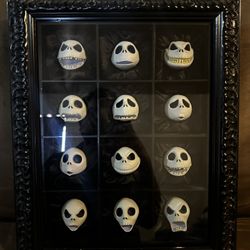 Many Faces Of Jack Skellington Signed By Tim Burton Limited Edition