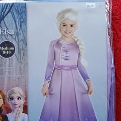 Frozen Elsa Dress Medium 8 To 10