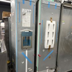 Thermador Built In Panel Ready 42” Fridge Freezer Column Set Ice & Water