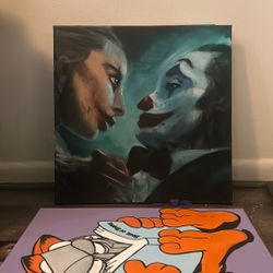 Joker Lady Gaga Painting 
