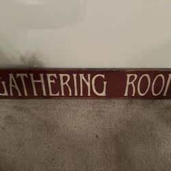 Wood Sign