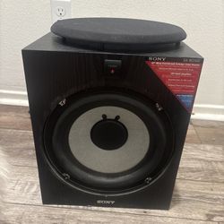 SONY SA-W2500 10" 100W Amplifier Powered Subwoofer