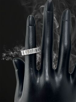 Emerald Shape Diamond Eternity Band In 14k White Gold