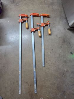 Set 3. 2 sizes jorgenson bar clamps
