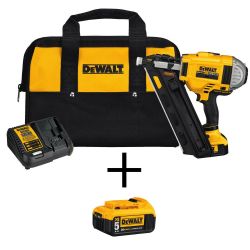 Dewalt 21 Degree 20V nail gun