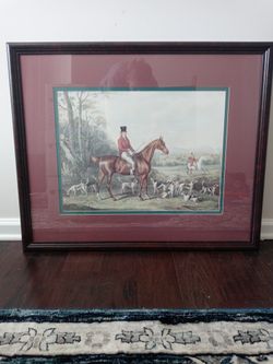 Vintage English Hunting Picture