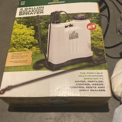 Backpack sprayer 4 gallon