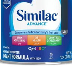 Lot Of 3 Similac Advanced Baby Formula