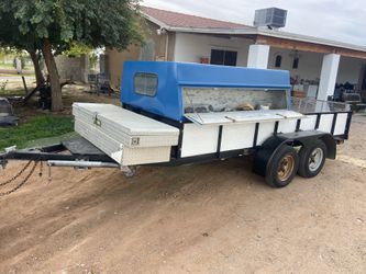 Utility Trailer New Tires W/ Shell