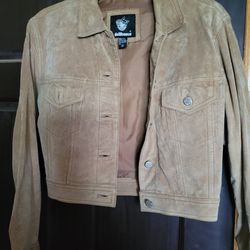 Vintage Leather Jacket And Pants Set