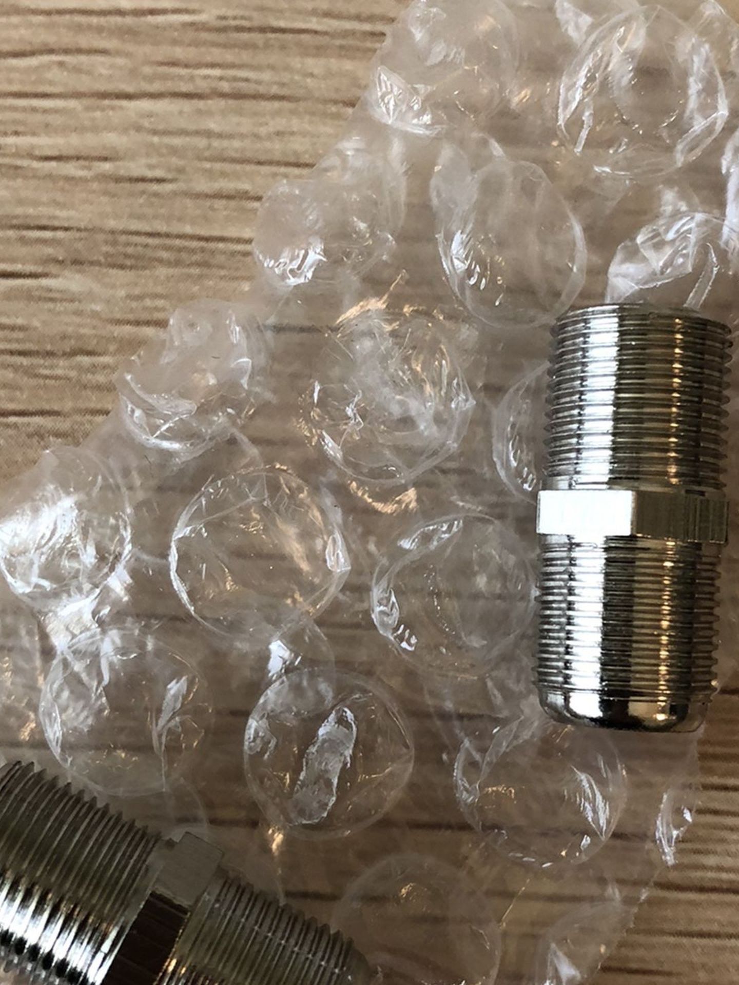 Coaxial Cable Connector (F to F), Set of 2