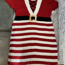 Ugly Christmas Sweater Dress - Mrs Santa