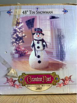 Christmas snow man indoor/outdoor