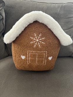 Gingerbread House Pillow 