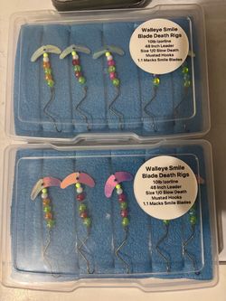 Walleye Smile Blade Slow Death Tackle Kits