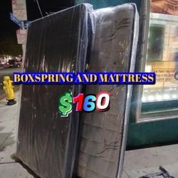 Twin Size Mattress And Boxspring 