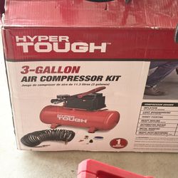 Hyper Tough 3 Gallon Air Compressor 