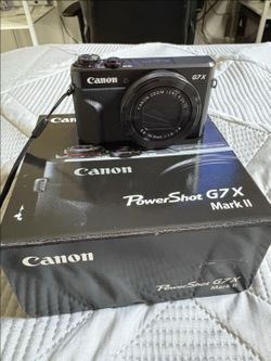 Canon PowerShot G7 X Mark II Camera