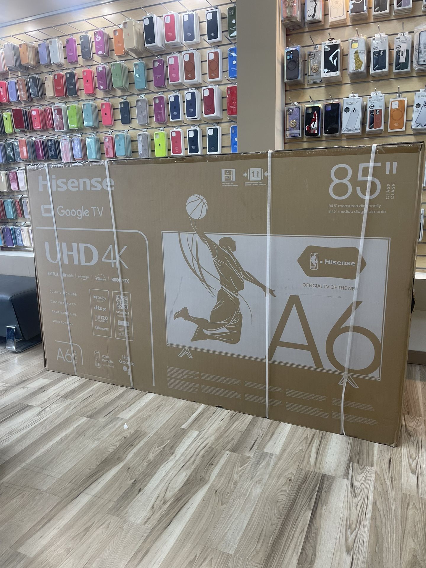 Brand New 85” Inch Hisense A6 Google Smart TV Own It Today With Easy Financing Options! No Credit Needed! $10 To $100 Down To Take It Home! Best Deals