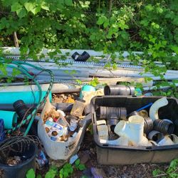 Stack Of Plumbing Equipment 
