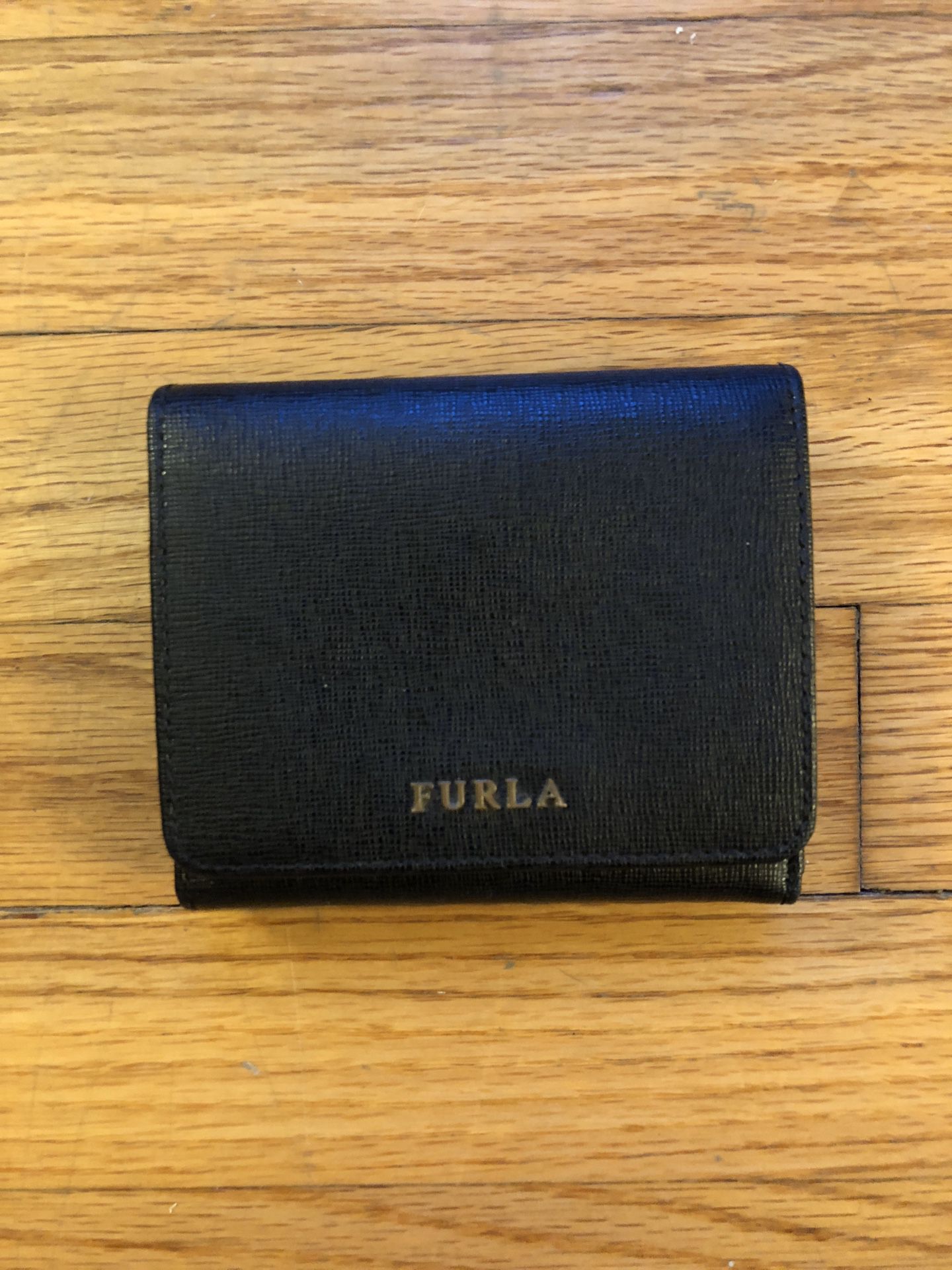 Furla black small wallet
